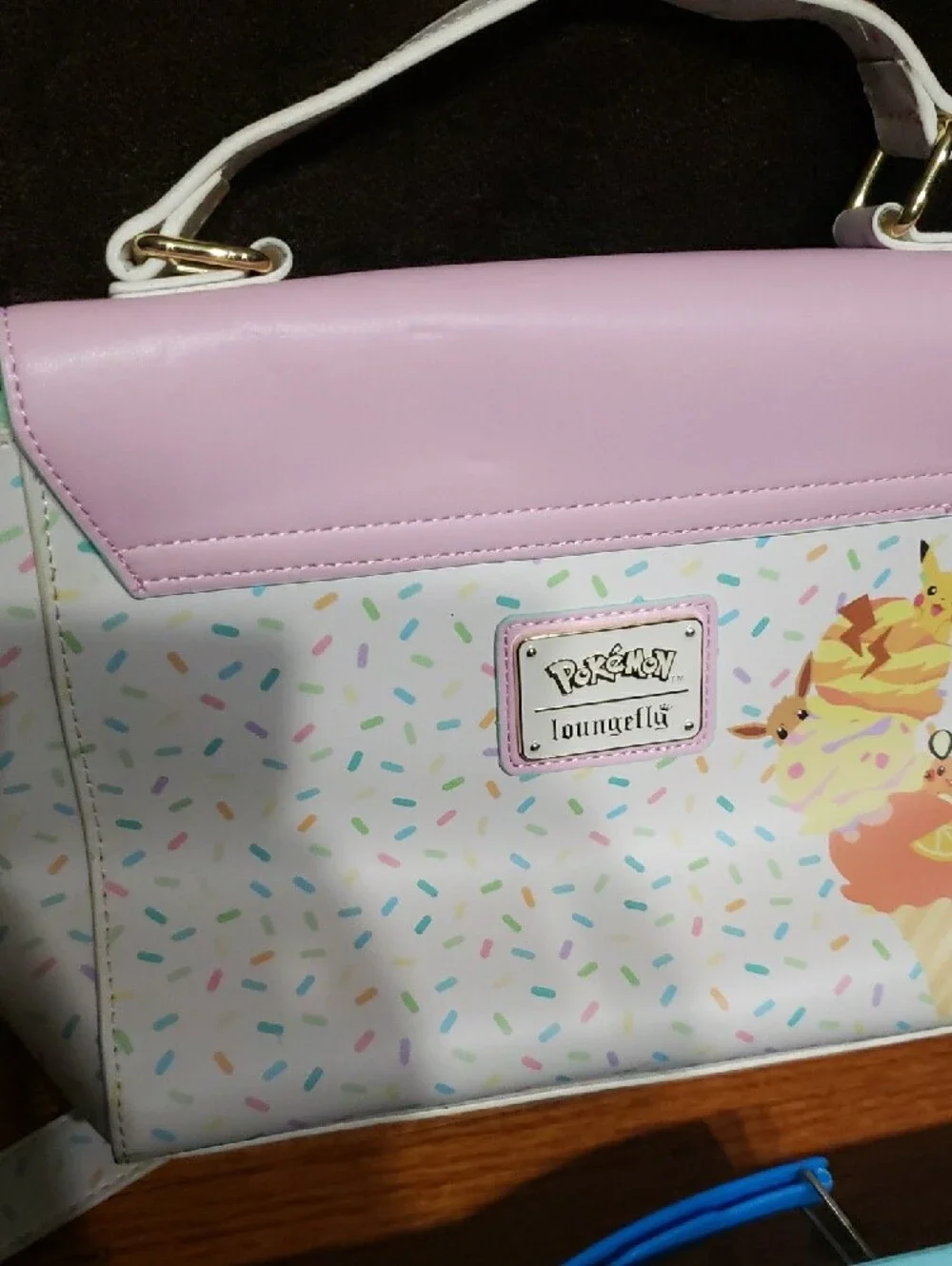 Pokemon Loungefly Crossbody Bag And Small Blue Case Kids Pikachu Authentic
